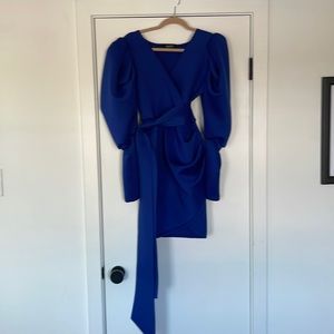 Blue Akira Dress in a size medium. Worn once. New condition